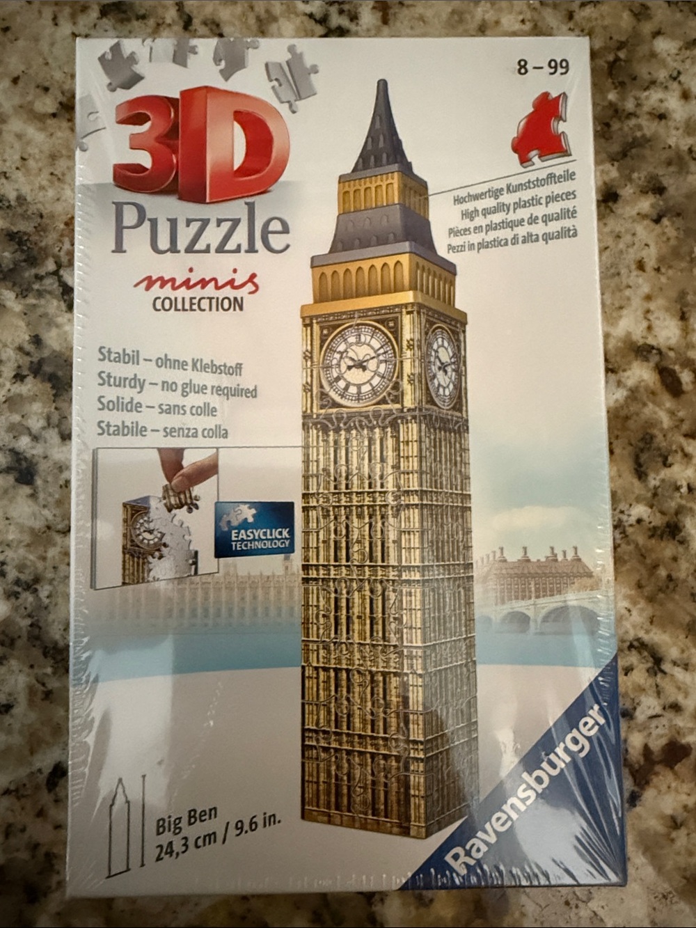 Ravensburger Gold and Black 3D Puzzle Mini Big Ben